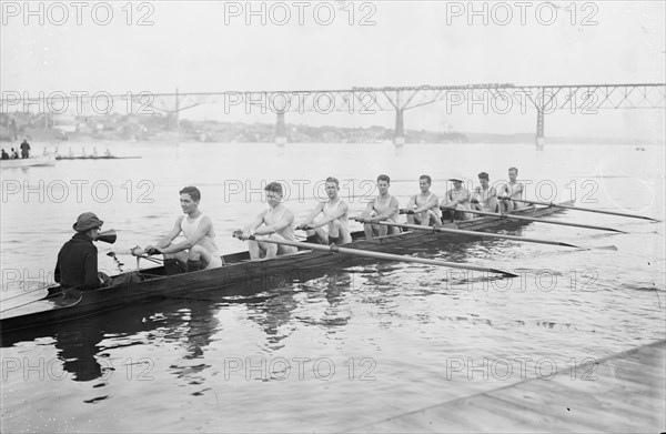 Penn. Varsity 8 (1913), 1913. Creator: Bain News Service.