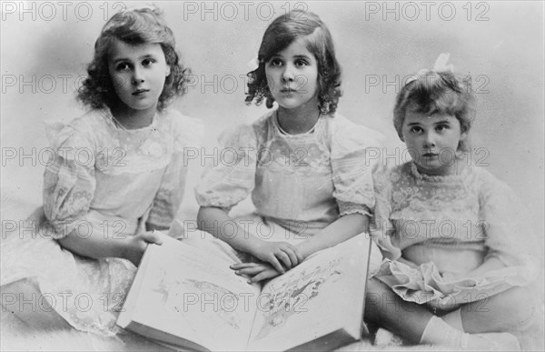 Daughters of Prince and Princess of Greece: Olga, Eliy, & Marina, between c1910 and c1915. Creator: Bain News Service.