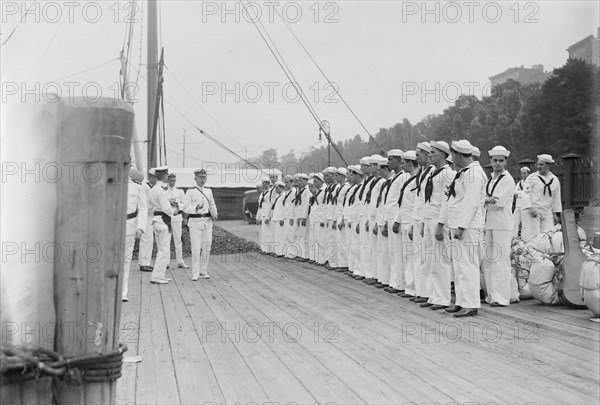 Roll Call - Naval Militia, between c1910 and c1915. Creator: Bain News Service.