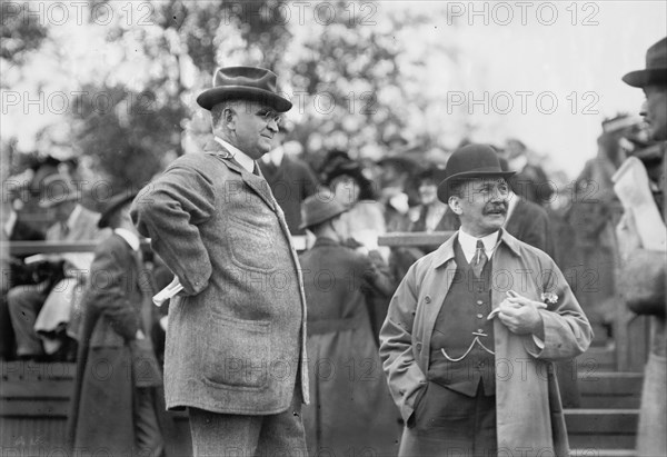 Aug. Belmont & Paul Cravath, (1912?). Creator: Bain News Service.