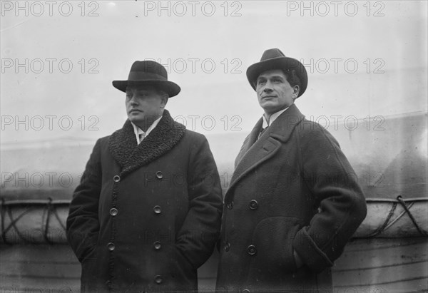 Carl Jorn and Adam Didur, between c1910 and c1915. Creator: Bain News Service.