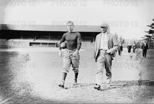 Coach Jones - Yale - Trainer Mack, 1913. Creator: Bain News Service.