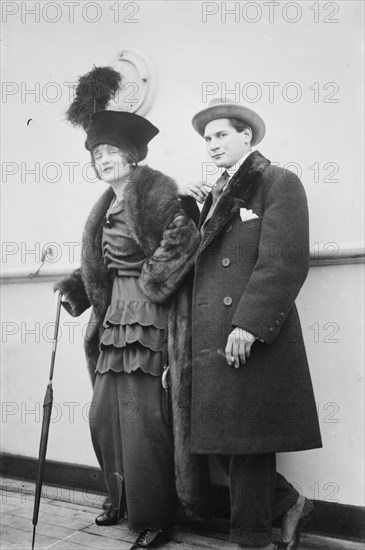 Gaby Deslys [and] Harry Pilcer, between c1910 and c1915. Creators: Bain News Service, Gaby Deslys.