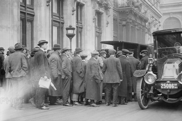 Taxi Strike, between c1910 and c1915. Creator: Bain News Service.