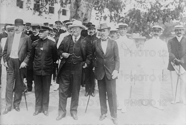 Roosevelt at Naval School, Rio Janeiro, 1913. Creator: Bain News Service.