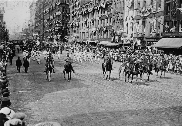 G.A.R. Parade, Rochester, between c1910 and c1915. Creator: Bain News Service.