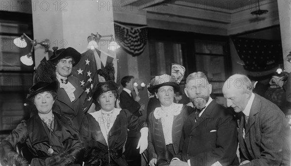 Group: Charlotte Stillman, Mrs. E.R.L. Gould, Mrs. W. Eyre Lambert, Mrs. H.P..., between c1910-c1915 Creator: Bain News Service.