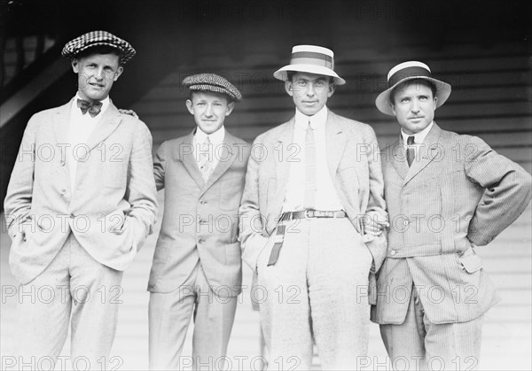 Murray, Johnston, McLaughlin [i.e., McLoughlin], Bundy, 1914. Creator: Bain News Service.