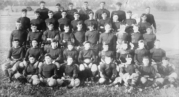 Carlisle football team, between c1910 and c1915. Creator: Bain News Service.