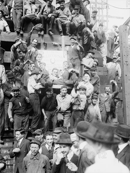 Laying Keel of U.S.S. California, 1915. Creator: Bain News Service.