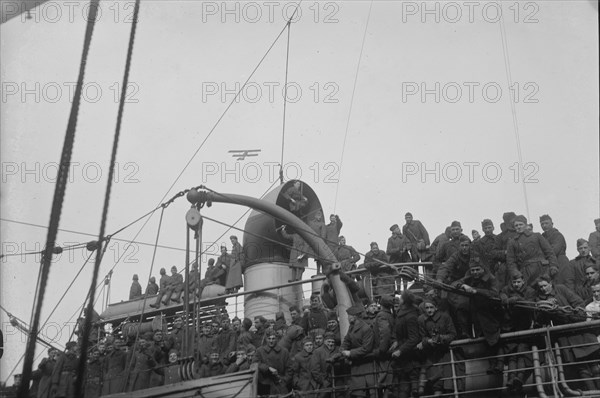 RMS Mauretania, 1918. Creator: Bain News Service.