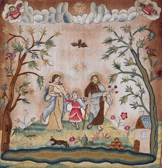 Embroidered picture,  c1640. Creator: Unknown.