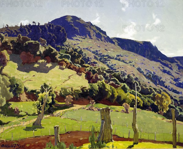 The hilltop, c1943. Creator: Archibald Frank Nicoll.