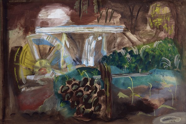 The millwheel, 1942. Creator: Frances Hodgkins.