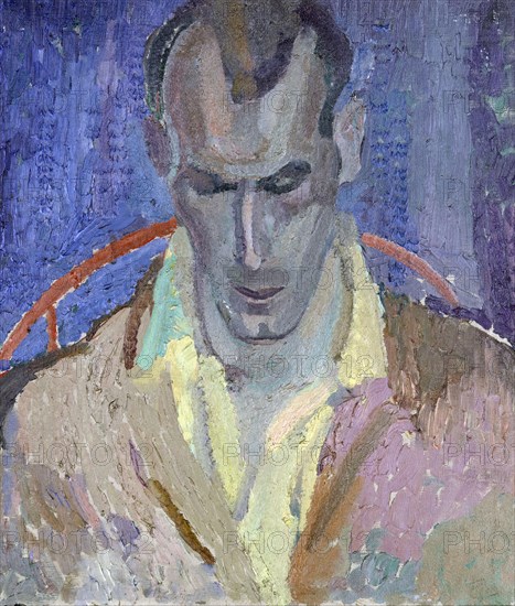 Portrait of Arthur Lett-Haines, 1920. Creator: Frances Hodgkins.