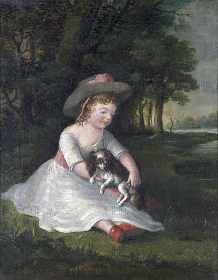 Portrait of George Dawe as a child, c1784. Creator: George Morland.