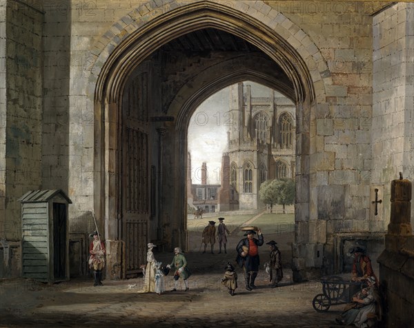 The Tower Gate at Windsor Castle 1767, 1767. Creator: Paul Sandby.