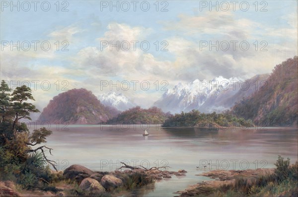 Lake Manapouri, c1900. Creator: William George Baker.