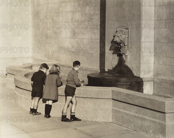 Interested children, 1930s. Creator: AJ Wales.