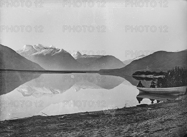 Mt Earnslaw, from Glenorchy, c1870s. Creator: Burton Brothers.