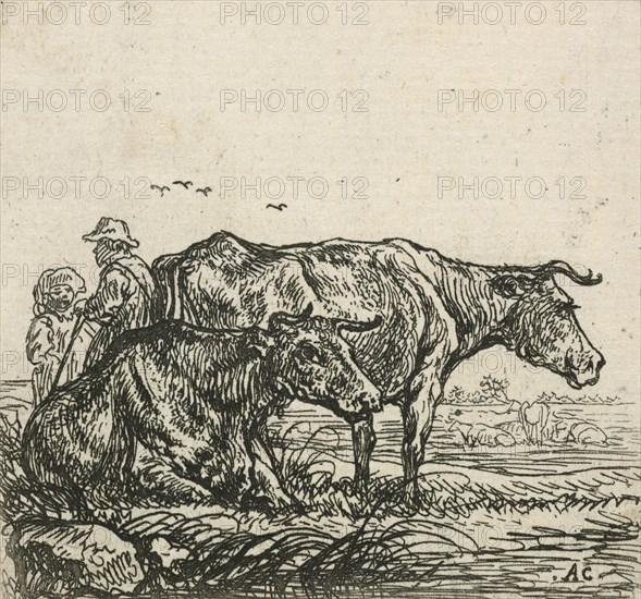 Cows,  1640-1665. Creator: Aelbert Cuyp.