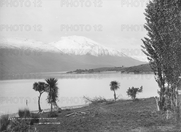 Mount Crichton (sic), Lake Wakatipu, 1886. Creator: Burton Brothers.