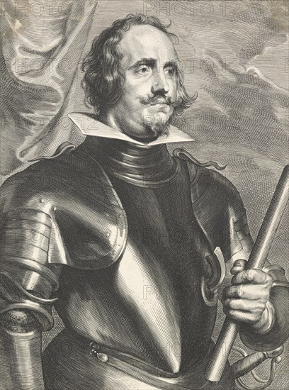 Emanuel Frockas, Count of Feria. From Icones principum virorum ('The Iconography'),  before 1641. Creator: Paulus Pontius.