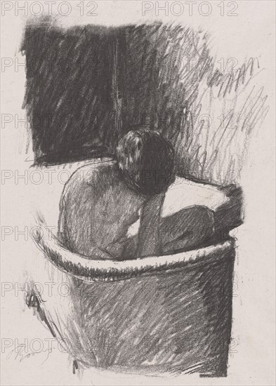 Le Bain (The bath),  c.1925. Creator: Pierre Bonnard.