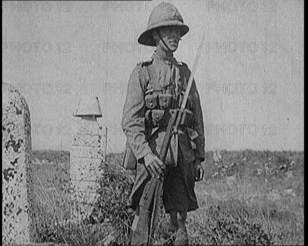 Allied Soldiers Patrolling in the Dardanelles, 1922. Creator: British Pathe Ltd.