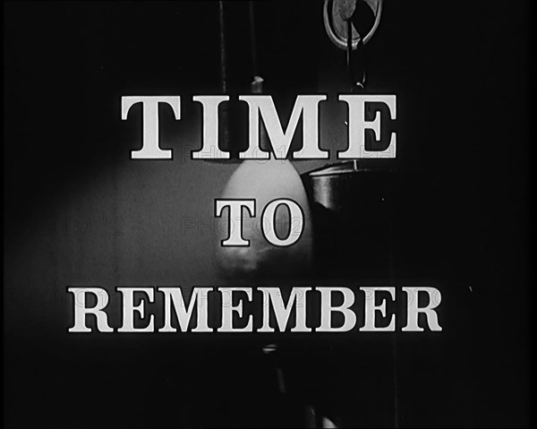 Time to Remember - title card, 1929.  Creator: British Pathe Ltd.