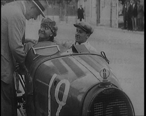 William Grover-Williams the Winner of Grand Prix Motor Race in Monte Carlo, 1929. Creator: British Pathe Ltd.