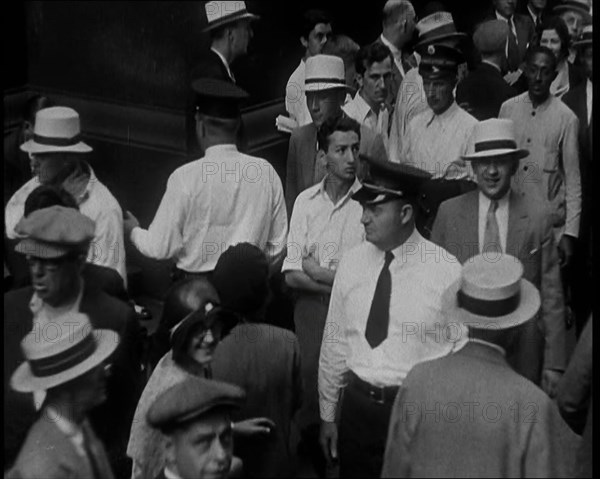 American Civilians Walking down the Streets, 1930. Creator: British Pathe Ltd.