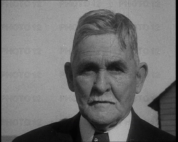 Close up  Shot of Dr John F Condon, 1930s. Creator: British Pathe Ltd.