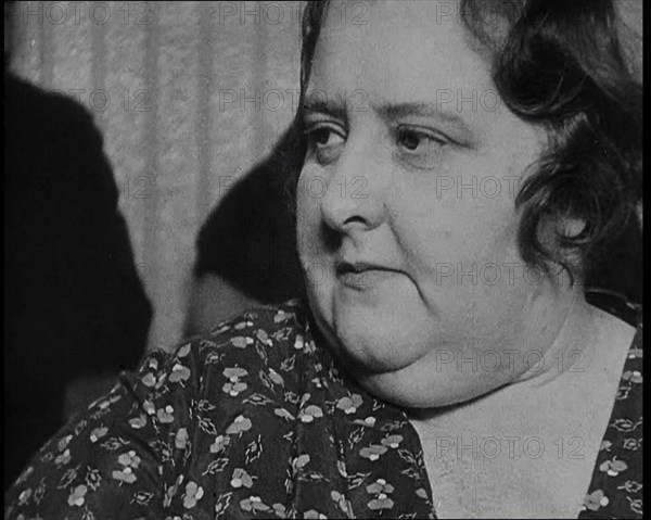 American Civilians in the Audience in a Courtroom During the Lindbergh's Kidnapping Case Trial, 1930 Creator: British Pathe Ltd.