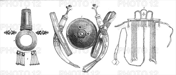 Abyssinian arms and ornaments, 1868. Creator: Unknown.