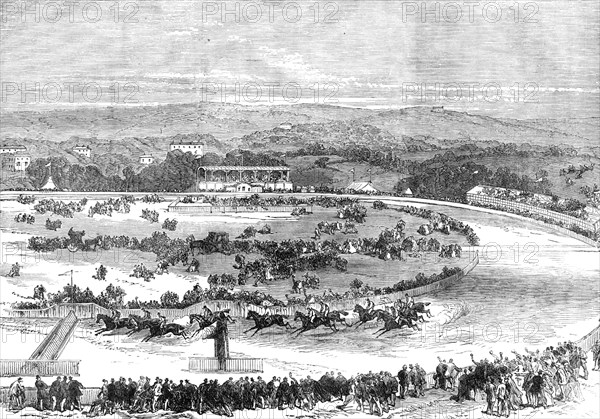 Cork Park Races: the Grand National Steeplechase, 1869. Creator: Unknown.