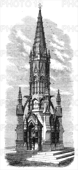 Drinking-fountain in Hyde Park, opened on Saturday last, 1868. Creator: Unknown.