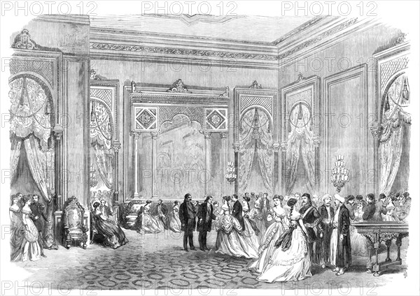 Fetes of the Viceroy of Egypt at Cairo: the Ball, 1869. Creator: Unknown.