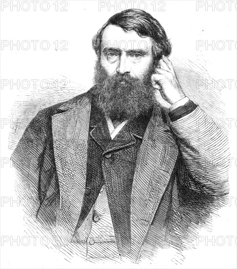 Mr. David Masson, Professor of Rhetoric and Belles Lettres at the University of Edinburgh, 1865. Creator: Unknown.