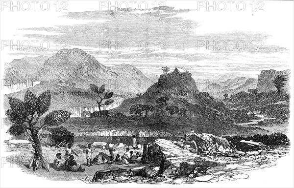 The Abyssinian Expedition: the Hot Springs of Ailet, 1868. Creator: Unknown.