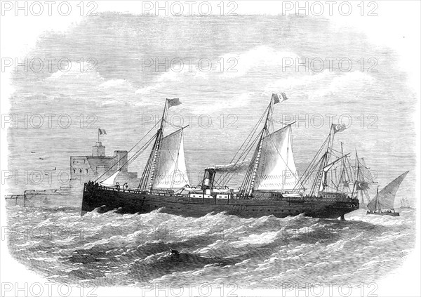 The Adriatic and Oriental Company's screw-steamer Cairo, of the Brindisi and Alexandria Line, 1869. Creator: Unknown.