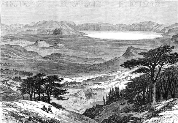 The British Expedition to Abyssinia: Lake Ashangi from the Antalo Road, 1868. Creator: Unknown.