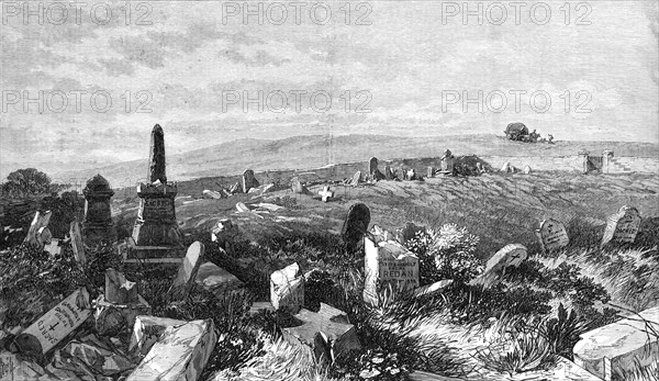 The Crimea Revisited: graves of British soldiers, 1869. Creator: Unknown.