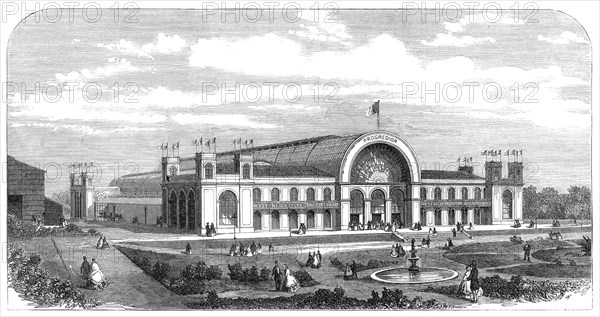 The Crystal Palace of the Portuguese International Exhibition at Oporto, 1865. Creator: Unknown.