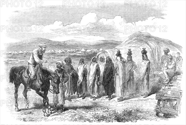 The Expedition to Abyssinia: water-carriers and camp followers, 1868. Creator: Unknown.