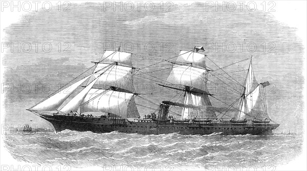 The Peninsular and Oriental Company's steam-ship Deccan, 1869. Creator: Unknown.