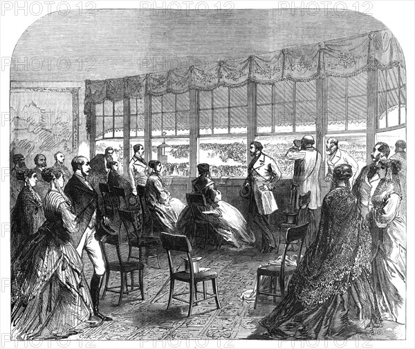 The Royal Party at Ascot Races, 1868. Creator: Unknown.