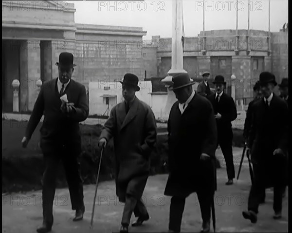 Prince of Wales (the Future Edward VIII) Visiting the British Empire Exhibition Accompanied...,1920s Creator: British Pathe Ltd.