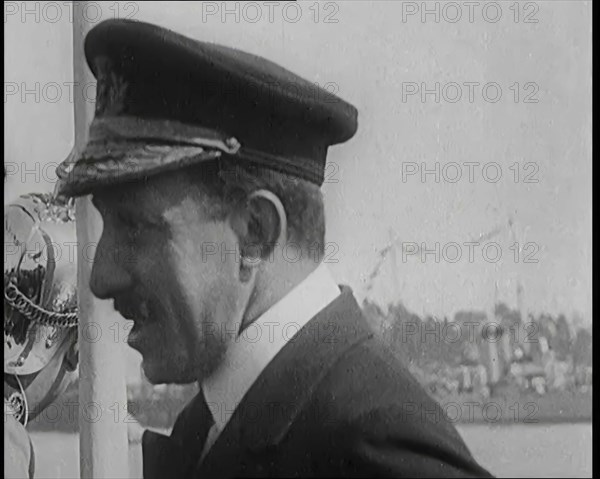 The Pilot of the Seaplane General Francisco Franco, 1926. Creator: British Pathe Ltd.