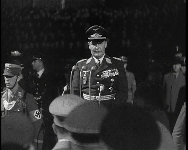 Hermann Goering Giving a Speech, 1930s. Creator: British Pathe Ltd.